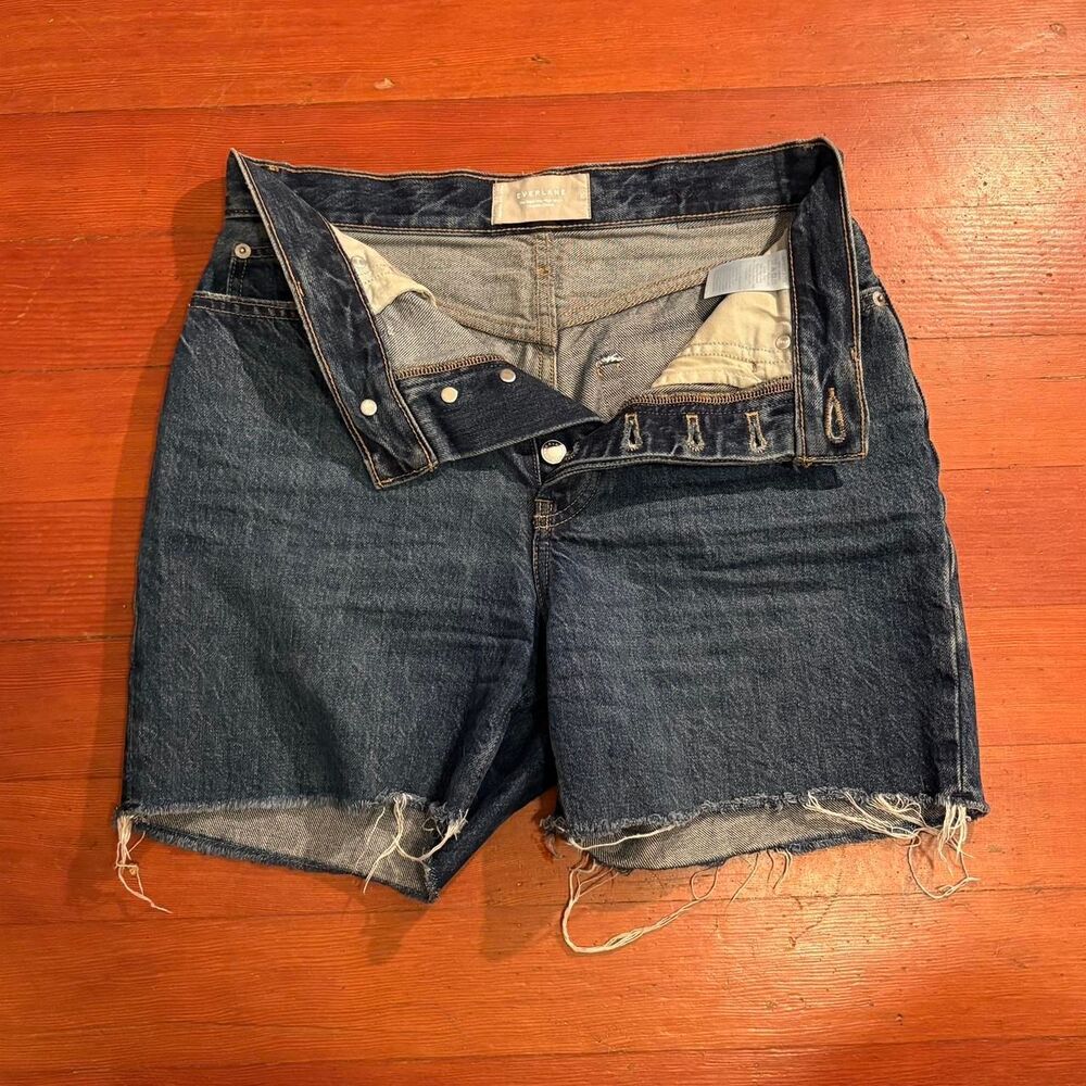 Everlane Organic Cotton Rigid Way High Shorts - Picture 3 of 5